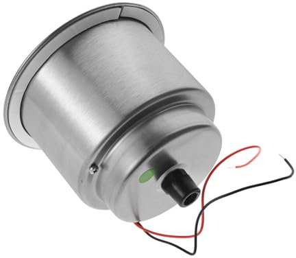 Amosfun Portabicchieri Led Per Camper e Barche Realizzato in Acciaio Inossidabile Illuminazione Led Per Notturno