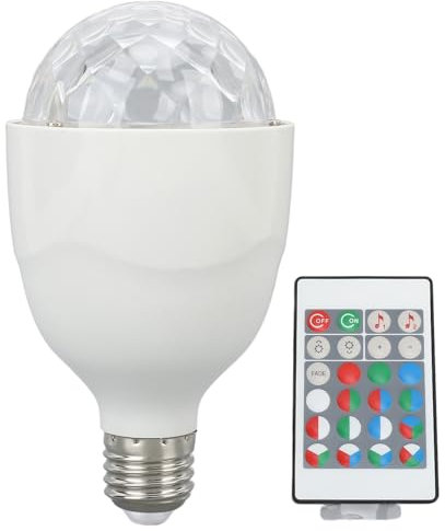 Suono lampadina a sfera Disco Suono a LED a LED RGB attivato RGB Strobo bar per matrimoni Festa E27 Caliberlo