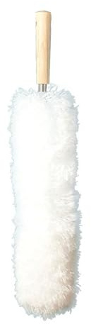 DQZRTUECA Spolverino in Microfibra, Flessibile, Riutilizzabile, Lavabile, Bianco