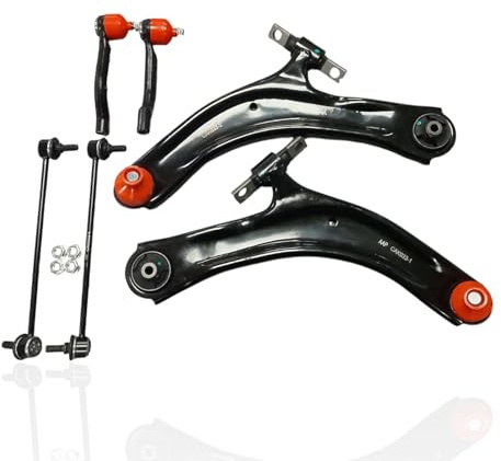 Wishbone Arm Kit Front Lower Inc Links Track Rods Compatible With Nissan Qashqai,2006-2014,6 Pcs kit