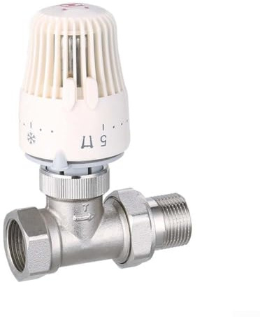 Thermostat-Ventil Für Fußbodenheizung, Vertikales Automatisches Thermostat-Heizkörperventil, Winkel-Fußbodenheizung Spezialventil Kupfer(DN20)