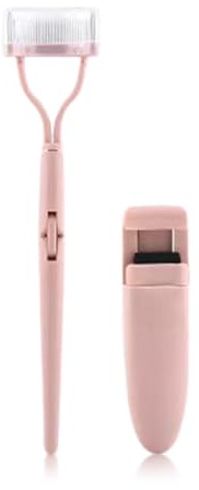 YIXANNX 2 pezzi Bigodini per ciglia Strumento Separatore pieghevole per ciglia Cuscinetti per bigodini in metallo in confezione di carta di aspirazione per adulti