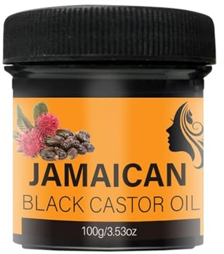 Jamaican Black Castor Oil - Hair Wax, Scalp Moisturizing Lotion | Hydrating Hair Cream | 100g Nourishing Moisture Care For Dry HairS All Types Women Men Home Travel Daily Salon Use