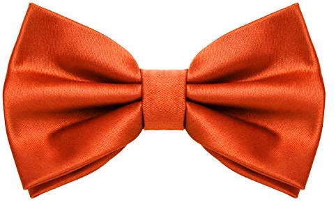 MASADA Herren Fliege Seidenlook, stufenlos verstellbar, handgefertigt, Hakenverschluss - 12 x 6 cm 100% Polyester