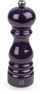 PEUGEOT - Paris 18cm Pepper Mill - Paris-rama Collection - Classic Adjustment - PEFC Certified Wood - Made in France - Eggplant Purple Color