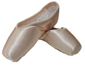 Etoile 0501 GK-Fouette Scarpe da Punta per Grishko Sport Ballo Punte Danza Classica Nastri Elastici Ballerina Relax Scarpette Saggio Larghezza Pianta XXXX Prove (Rosa Suola M, 7.5)