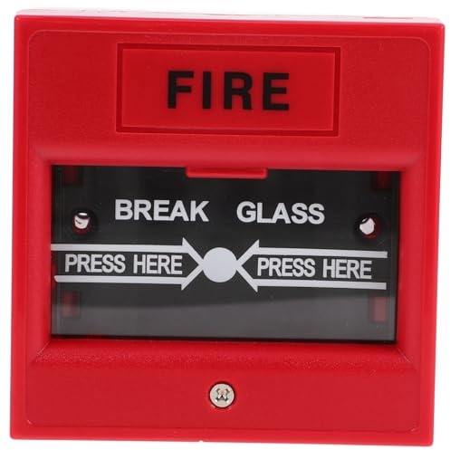 OSALADI Security Glass Break Alarm for Exit Door Quick Response Emergency Button Glass Break Sensor Alarm