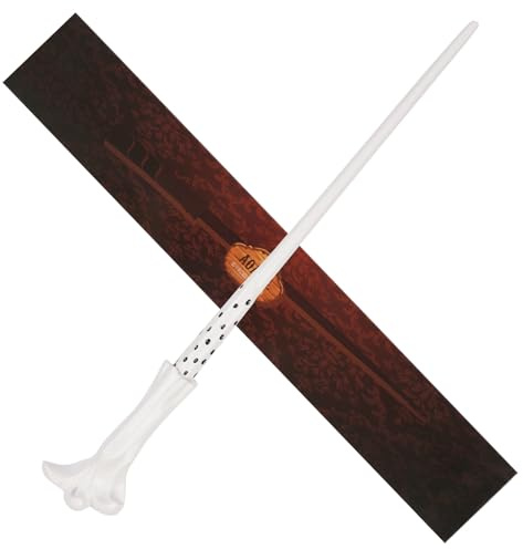 Aomig Zauberstab Erwachsene Zauberer Zubehör Cosplay Props Magic Wand Spielzeug Magischer Zauberstab aus Kunststoff für Zauberer Zauberlehrlinge Kostümzubehör Party Halloween Karneval Weihnachten (H)