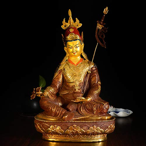 Statua di Buddha Padmasambhava Guru Rinpoche alto 32 cm