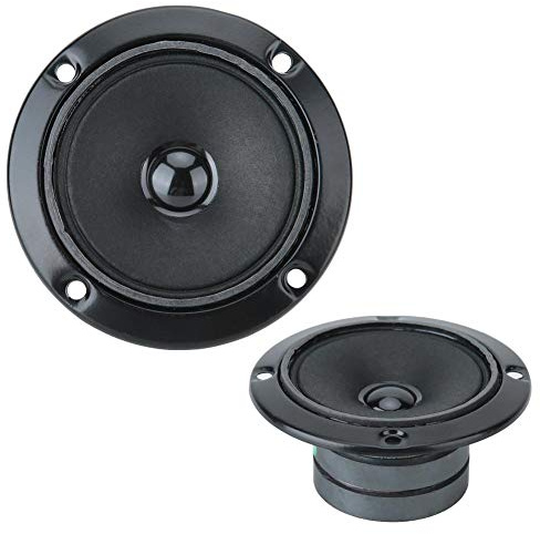 ASHATA Hochtöner, 3 Zoll, 4 Ohm, 20 W, schwarz Hochtöner, KTV Audio, Dual Magnet Lautsprecher, Premium Magnet Audio Lautsprecher, Stereo Tieftöner