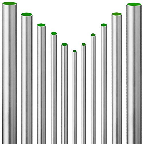 Edelstahlrohr 15mm Rohr-Außendurchmesser x 1mm Wandstärke, Stange 100cm 1m, Trinkwasser geeignet DVGW, VA Niro Rohr Hydraulik Gas Wasserleitung Kälte Heizung Heizkörper Solar