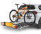 BBROS - Portabici Gancio Traino ribaltabile TONALE 4b | Carico 4 Bici fino a 15kg ciascuna | Compatibile Ruote fino a 29, Larghezza 80mm | Inclinabile, Facile Montaggio | Lega di Acciaio