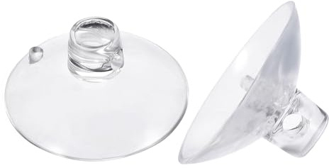 sourcing map Packung mit 30 Saugnapf ohne Haken 25mm Durchm. Wandaufhänger | transparentes PVC, Für Heimküche Badezimmer