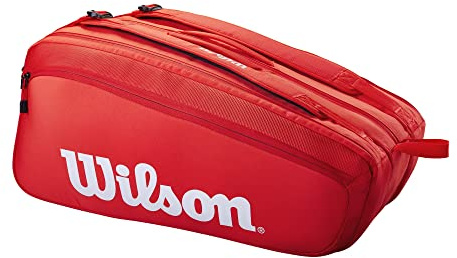 Wilson Super Tour 15PK Erwachsene Unisex, Netz (Rot), Einheitsgröße