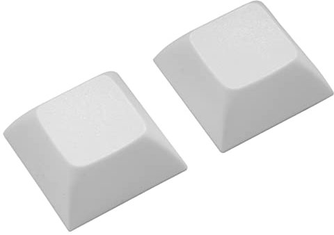 Bruafsir 37 PCS PBT Keycap DSA 1U Keycaps for Cherry MX Custom Keycap Set for Gaming Mechanical Keyboard Keybord,White