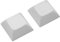 Bruafsir 37 PCS PBT Keycap DSA 1U Keycaps for Cherry MX Custom Keycap Set for Gaming Mechanical Keyboard Keybord,White