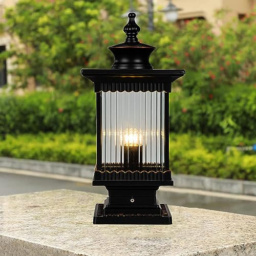 Mengjay Post Lights Outdoor Garden Waterproof Fence Light LED Post Cap Light for Post, Deck, Patio, Fence, Pillar, Pathway