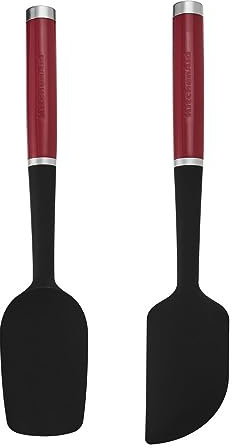 Kitchenaid Unversal Juego de 2 Espátulas de Silicona, Rojo Imperio