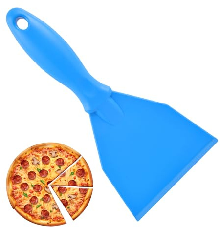Dough Scraper Flexible Pizza Spatula Plastic Dough Scraper Dough Scraper Kitchen Scraper for Pizza Pastry Bread Baking Cake Decorating