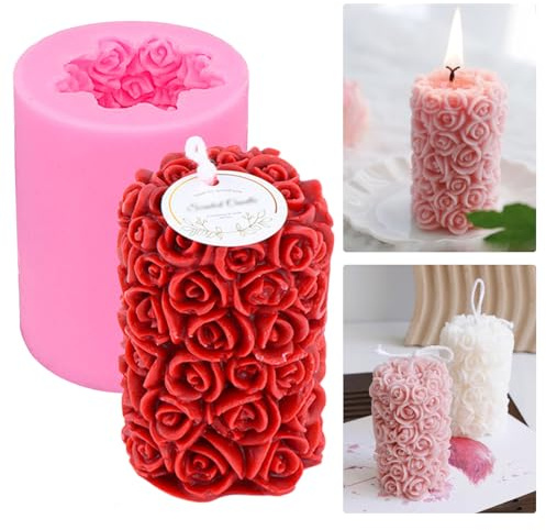 Kerzen Silikonform Rosen Blumen Kerzenform Silikonform Blumen Gießen Form Rosen Silikon Kerzenformen Seifenform Kerzen Selber Machen Gießform