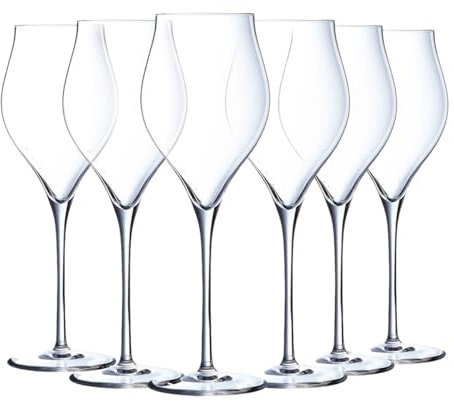 Chef&Sommelier - Collection Exaltation - 6 Verres à pied 38 cl - Fabriqués en France - Emballage renforcé