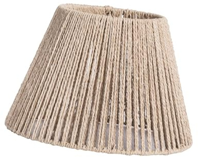 Milageto Copertura per lampadario retrò Intrecciato in Corda, Paralume, Paralume in Corda Intrecciata per lampadari per la Cucina del Ristorante del Bar, Stile a