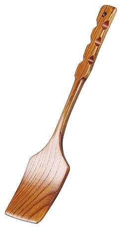 Cabilock Spatule En Bois Antiadhésive De Style Vintage Avec Manche En Bois Pour Longueur 35 Cm
