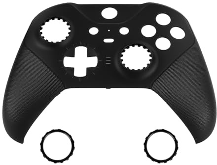 Ceozon Kit d'accessoires de réparation pour manette Xbox One Elite Series 2 - Anneaux de joystick inclus - Noir