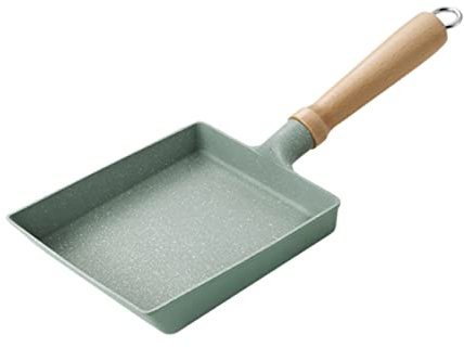 iplusmile Poêle Antiadhésive Carrée pour Omelette et Cuisine Fond Épais Facile à Nettoyer et Ranger Couleur Aléatoire