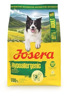 JOSERA Adult ipoallergenico (1 x 3 kg), cibo secco di alta qualità per adulti, cani con intolleranze, insetti come unica fonte di proteine animali, senza cereali, altamente digeribile, confezione da 1