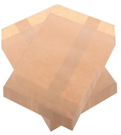 SHERCHPRY 100 St Engångspåsar För Mat Papper Små Godispåsar Smörgåspåsar Små Matpåsar Förvaringspåse För Mat Förvaringspåse För Snacks Kakförpackningspåsar Matförpackningspåse