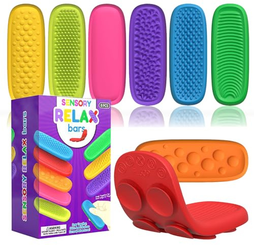 CHSEEO Fidget Toys Anti-Stress Jouet Sensoriel pour Enfant Adulte, 8 Anti Stress Objet de Machouilleur , Tdah Autisme Enfant Outils, Kidy Learn Concentration, Cadeau Anniversaire Invites