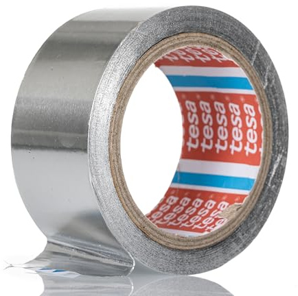 Tesa 60630 Aluband Leitfähig, 50mm x 50 m, Haftung 8N/cm