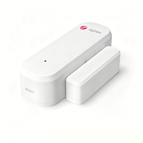 Zigbee Tür- und Fenstersensor, LincoSoft Smarter Fenstersensor Zigbee Gateway Erforderlich, Drahtlose Home Fensteralarm Einbruchschutz Kompatibel mit Alexa und Google Home Sicherheit Energieeffizient