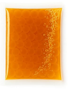 Boba Formosa Peach Flavoured Popping Balls (50g x 10 sachets) Boba Tea x Bubble Tea x Pearls | Authentic Boba Pearls for Bubble Tea, Drinks, Dessert Toppings | 100% Direct from Taiwan