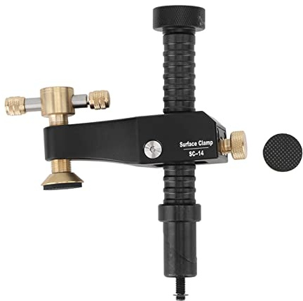 Morsetto da banco per la lavorazione del legno Tenere premuto Clip per superficie da banco da lavoro in lega di alluminio regolabile Materiale in legno metallico per la