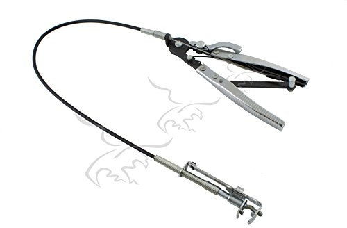 ALICATE PARA ABRAZADERAS METÁLICO CON SIRGA. PROFESIONAL