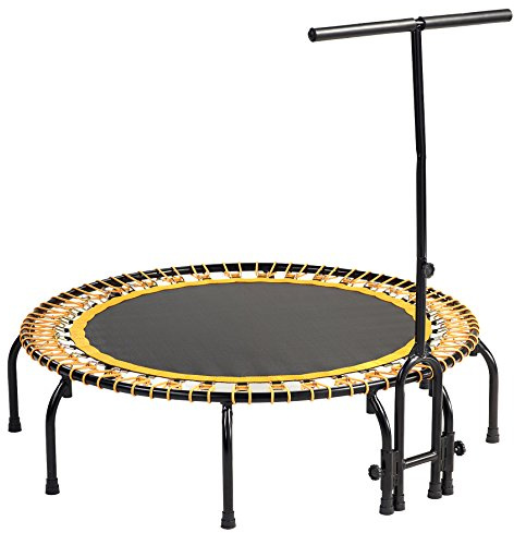 Kangui - Mini Trampoline Fitness FitBodi Ø120 - Qualité Pro - Certifié par Le CRITT Orange