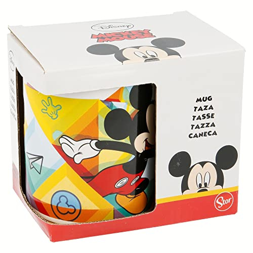 325 Ml Kinder-Keramik-Becher in Geschenkbox Mickey Farbe fließen