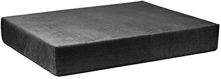 TexDeko BeSmart halbes Palettenkissen Loungekissen 60x80x12cm mit Abperleffekt Bezug mit Reißverschluss für Palettenpolster (Anthrazit)