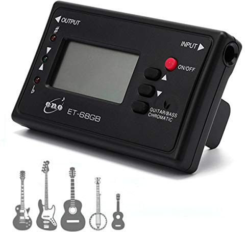 AyeVision Chromatic Tuner for Guitar Electric Bass Mandolin Ukulele Violin Banjo Cello