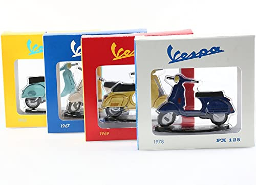 OPO 10 Lot von 4 2D-Reproduktionen von Roller kompatibel mit Vespa 7 cm: 50 Special + 150 GS + PX 125 + 125 Primavera