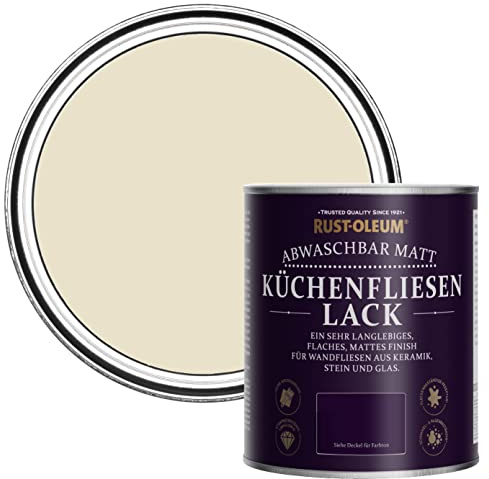 Rust-Oleum abwaschbare Küchenfliesenlack in beige mit Matt Finish - Longsands Strand 750ML