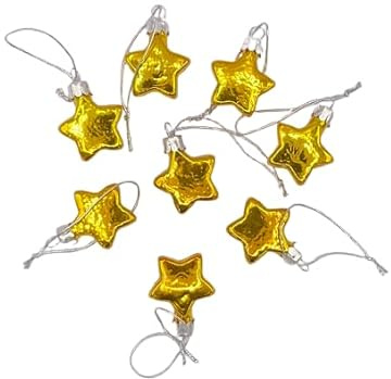 Colour-up X-Mas Mini Sterne, 8er Set, Sterne Sortiment 8 Stück rot - Räder Design