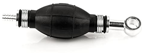 LST Handpumpe Umfüllpumpe für Benzin, Diesel, Öl, Wasser & Mehr – Robuste Kraftstoffpumpe mit 8mm Schlauchanschluss und 25mm Ringstutzen für präzises Umfüllen