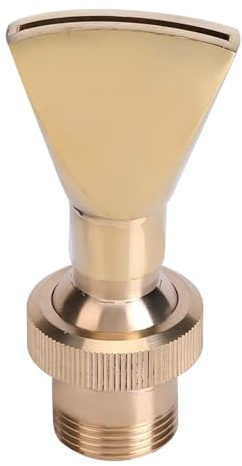 Ugello Fontana a Ventaglio in Ottone, DN15 1/2 e DN20 3/4, Spruzzatore per Laghetti e Fontane