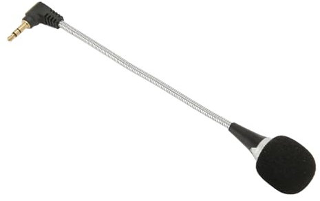 Mini Microphone à Condensateur, Micro Cardioïde Omnidirectionnel, Microphone à Condensateur à Col de Cygne, Réduction du Bruit, Longueur 3,5 Pouces pour Tablette