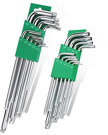 Llave Allen de ranura interior con juego de llaves de agujero medio, destornillador Torx, herramienta de mano, llave de estrella