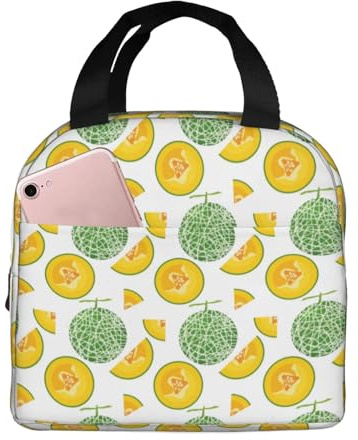 Bolsas de almuerzo aisladas para hombres y mujeres, para el trabajo, bonita bolsa térmica suave y jugosa con aislamiento para viajes, a prueba de agua, lonchera pequeña para adultos, para hombres y