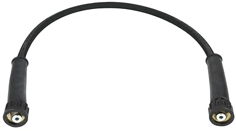 Profi Hochdruckschlauch | für Kärcher Kränzle Hochdruckreiniger | bis 400 bar | DN 10 | robust und flexibel | M22x1,5 IG x M22x1,5 IG | Schlauch (1 Meter)
